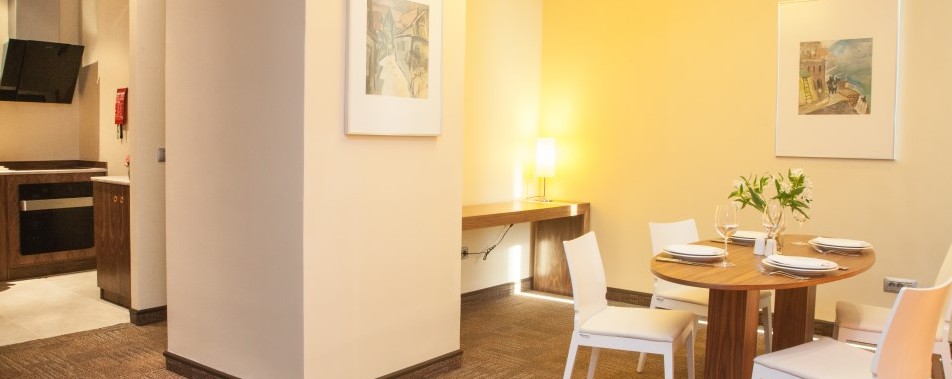 two room apartments with kitchen